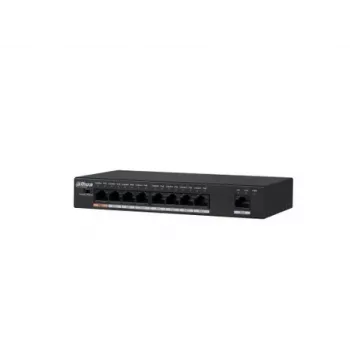 Dahua Technology PFS3009-8ET-96 nevaldomas L2 Fast Ethernet (10/100) Power over Ethernet (PoE) jungiklis juodas