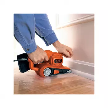 Juostinis šlifuoklis Black & Decker KA86-QS, oranžinis