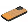 Dėklas Man and Wood iPhone 12 mini, silkės rašto arancia juoda