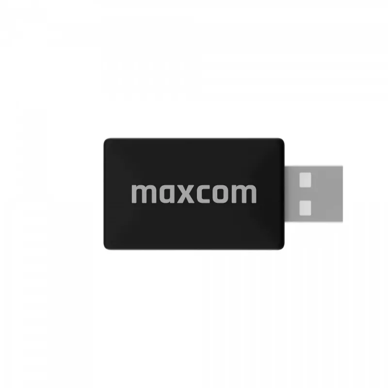 Belaidis radijo automobilinis adapteris MAXCOM MC02 Wave su Bluetooth ryšiu garso srautiniam perdavimui automobilyje