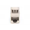 Keystone modulis Digitus CAT 8.1 RJ-45 ekranuotas baltas