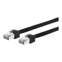 METZ CONNECT Ultraflex500 - Laidas - RJ-45 (M) į RJ-45 (M) - 1,0 m - 6,4 mm - SFTP, PiMF - CAT 6 - Ekranuotas, be halogenų - Juoda (13084V1000-E)