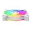 Cooler Master MasterFan MF120 Halo2 White Edition MFL-B2DW-21NP2-R2 120 mm ARGB korpuso ventiliatorius, 27 dB, 51,88 CFM, baltas