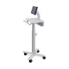 Ergotron Tablet Cart SV10 – Planšetinis vežimėlis planšetei / klaviatūrai, metalinis, baltas, aliuminis, iki 30,5 cm (12 colių) ekranui