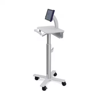 Ergotron Tablet Cart SV10 – Planšetinis vežimėlis planšetei / klaviatūrai, metalinis, baltas, aliuminis, iki 30,5 cm (12 colių) ekranui