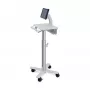 Ergotron Tablet Cart SV10 – Planšetinis vežimėlis planšetei / klaviatūrai, metalinis, baltas, aliuminis, iki 30,5 cm (12 colių) ekranui
