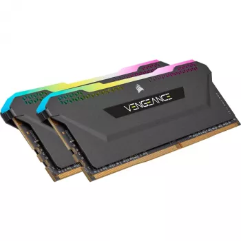 Corsair DDR4 Vengeance RGB PRO SL 16GB/3200 (2×8GB) juoda C16
