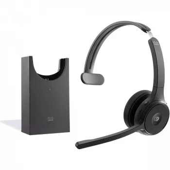 Belaidė ausinių sistema 721 Wireless SINGLE+STAND Carbon Black USB-A