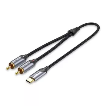 Vention USB-C į 2RCA vyriškas garso laidas, 1m