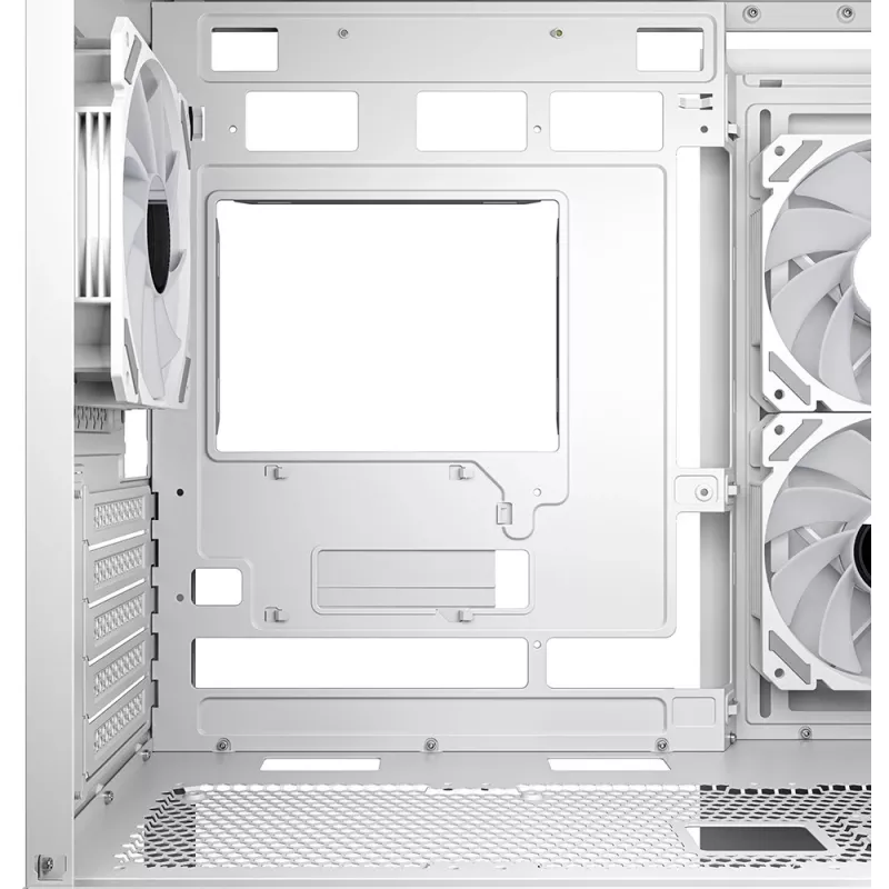 PC korpusas Sharkoon MK6 RGB Midi Tower baltas