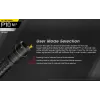 Taktinis žibintuvėlis Nitecore P10 V2 – 1000 lm, IP68, atsparus smūgiams, 95 g, 18650/CR123
