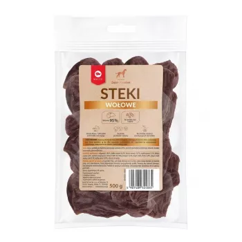 MACED Jautienos kepsneliai šunims - 500g