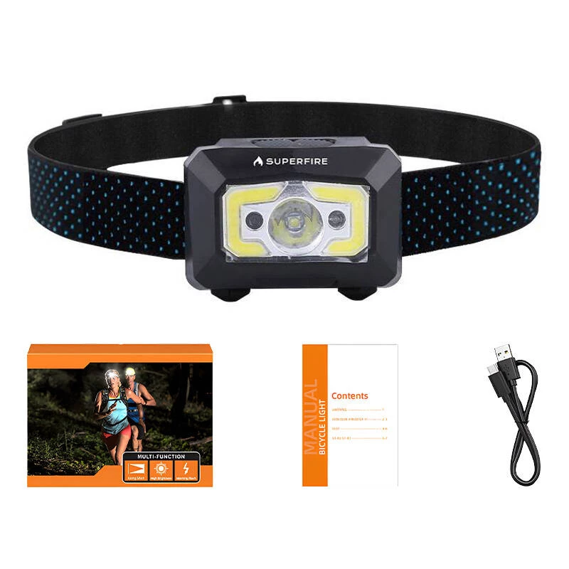 Kaktinė lemputė Superfire X30, 340 lm, USB, 5 režimai, 130 m
