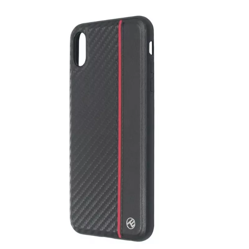 Dėklas Tellur Cover, iPhone XS Max, juoda anglies pluošto apdaila