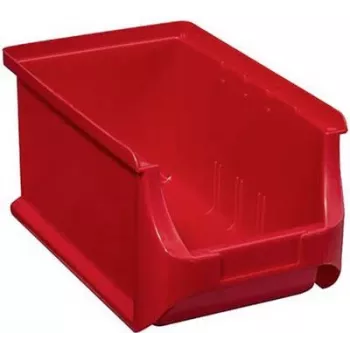 Dėžutė sandėliavimui allit Lagersichtbox 456209, 150×125×235 mm, raudona, permatomas priekis