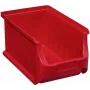 Dėžutė sandėliavimui allit Lagersichtbox 456209, 150×125×235 mm, raudona, permatomas priekis