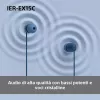 Sony IER-EX15C Ausinės su mikrofonu Laidinės Į ausis Skambučiai/Muzika USB Type-C Mėlyna