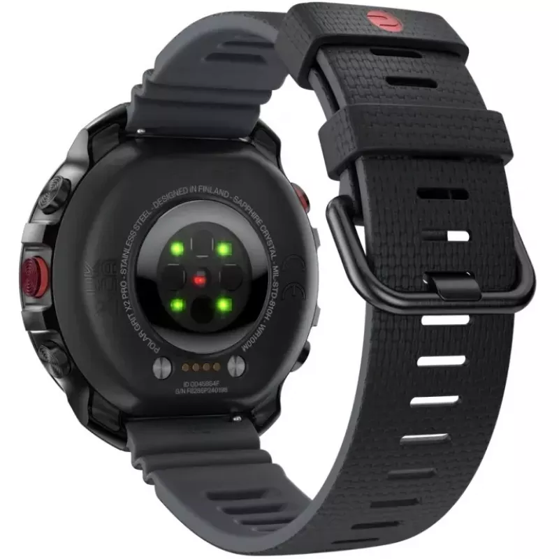 Polar Grit X2 Pro 3,53 cm (1,39 inch) AMOLED skaitmeninis 454 x 454 pikselių jutiklinis ekranas juodas GPS