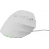 NATEC Crake 2 Pro vertikali pelė, dešinei rankai, USB-A, optinė, 12800 DPI, balta