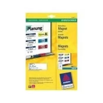 Magnetiniai lipdukai etiketėms Avery J8871-5 Balti