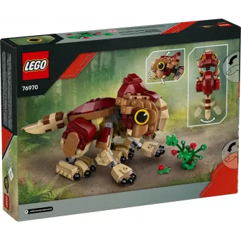 LEGO konstruktorius LEGO Jurassic World 76970 Kūdikis dinozauras Dolores Aquilops, 339 dalių, 110×150×200 mm