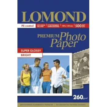 Foto popierius Lomond Premium 260 g/m² 10×15 cm Super blizgus 500 lapų