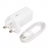 iBOX C-65 White, GaN 65W universalus įkroviklis su UK kištuku
