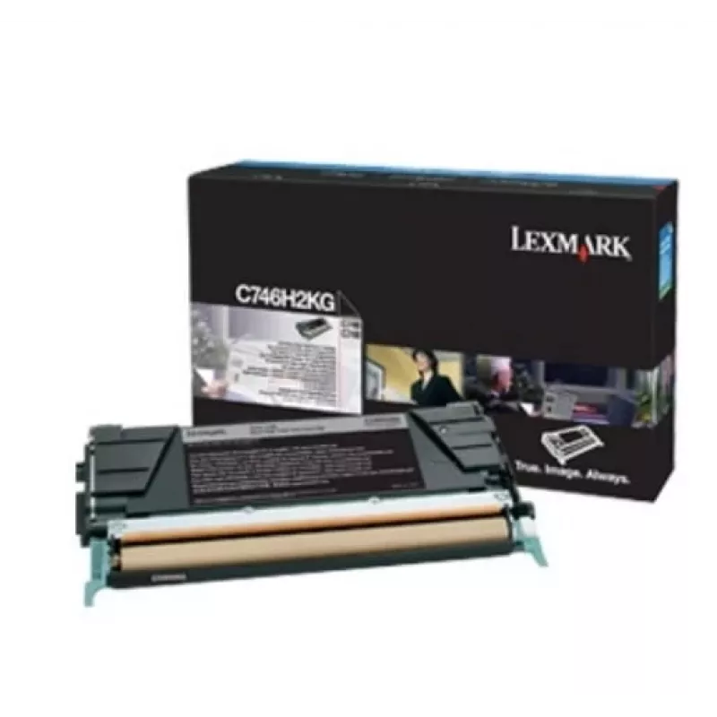 LEXMARK C746H3KG Toner Lexmark juodas originalus 12000 puslapių C746dn / C746dtn / C746n / C746