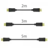 DisplayPort kabelis Unitek Y-C609BK — 3 m, vyriškas į vyrišką, juodas