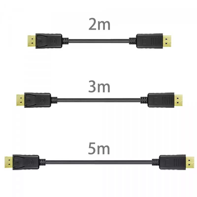 DisplayPort kabelis Unitek Y-C609BK — 3 m, vyriškas į vyrišką, juodas