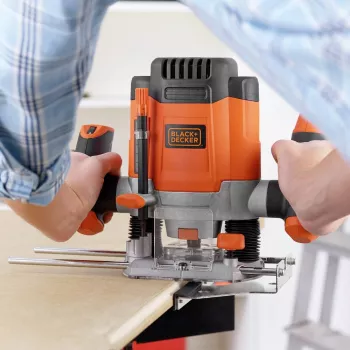Frezavimo staklės Black+Decker KW1200E 1200W 8000-28000 RPM