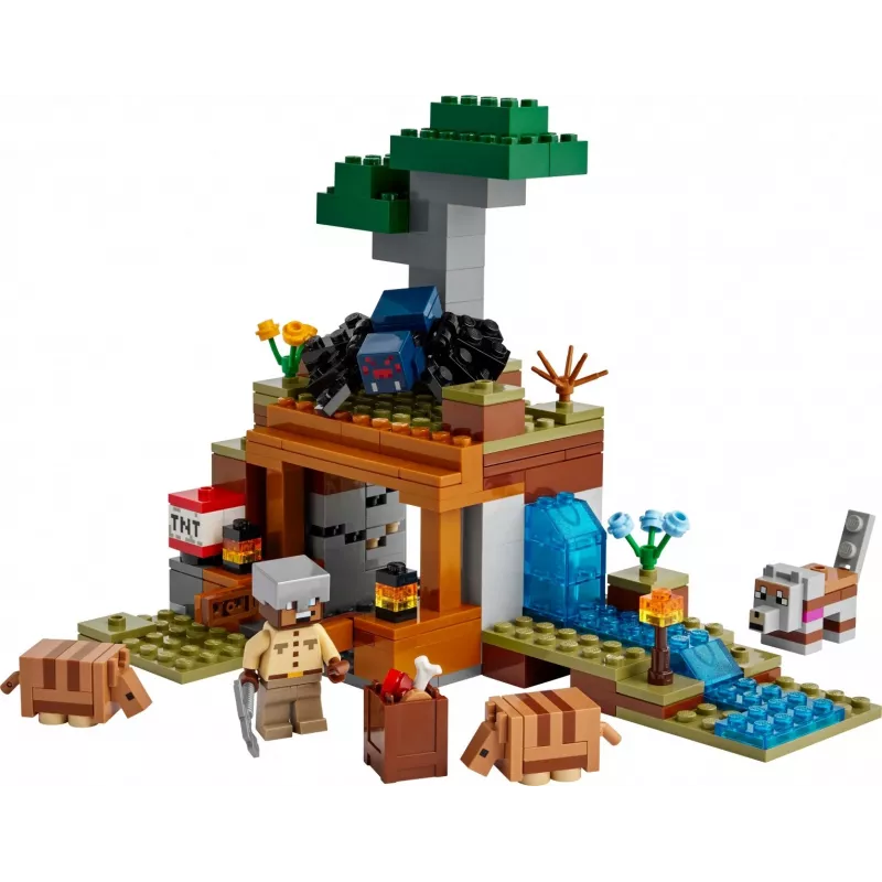 LEGO MINECRAFT 21269 Šarvuotojo šuns kasyklos ekspedicija