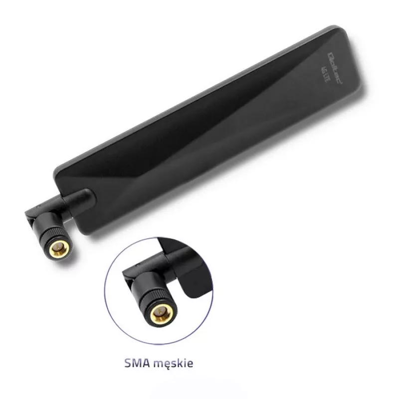 Qoltec 57018 4G LTE kryptinė antena | 7dBi | Vidinė