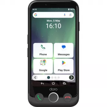 Išmanusis telefonas Doro Aurora A10 4.5 colio 4GB 64GB juodas