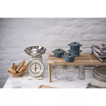 Staub Mini Cocotte Round, 4 vnt. - 200 ml, Antikinis Turkis