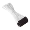 SilverStone PP07-MBW – Maitinimo ilginimo laidas – ATX, 24 kontaktų (kištukas) – ATX, 24 kontaktų (lizdas) – 30 cm – Baltas (SST-PP07-MBW)