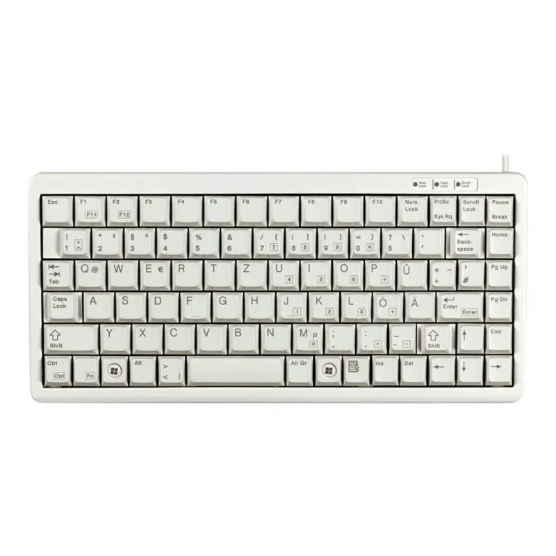 CHERRY G84-4100 klaviatūra universali USB QWERTZ vokiška pilka