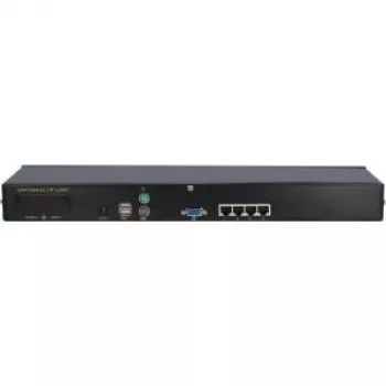 Inter-Tech Argus KVM KS-3104 – KVM jungiklis – 4 KVM prievadai – 1 vietinis vartotojas – montuojamas į stelažą (88887163)