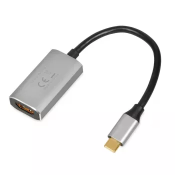 IBOX IACFAK USB-C į HDMI adapterio kabelis, sidabrinis, 4K 60Hz