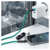 USB kabelis RealPower MagneticCharge3 2m USB A žalias greitas įkrovimas duomenų perdavimas