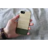 Dėklas telefonui iPhone 7/8 iš medžio ir polikarbonato — bambuko miškas juodas, man and wood