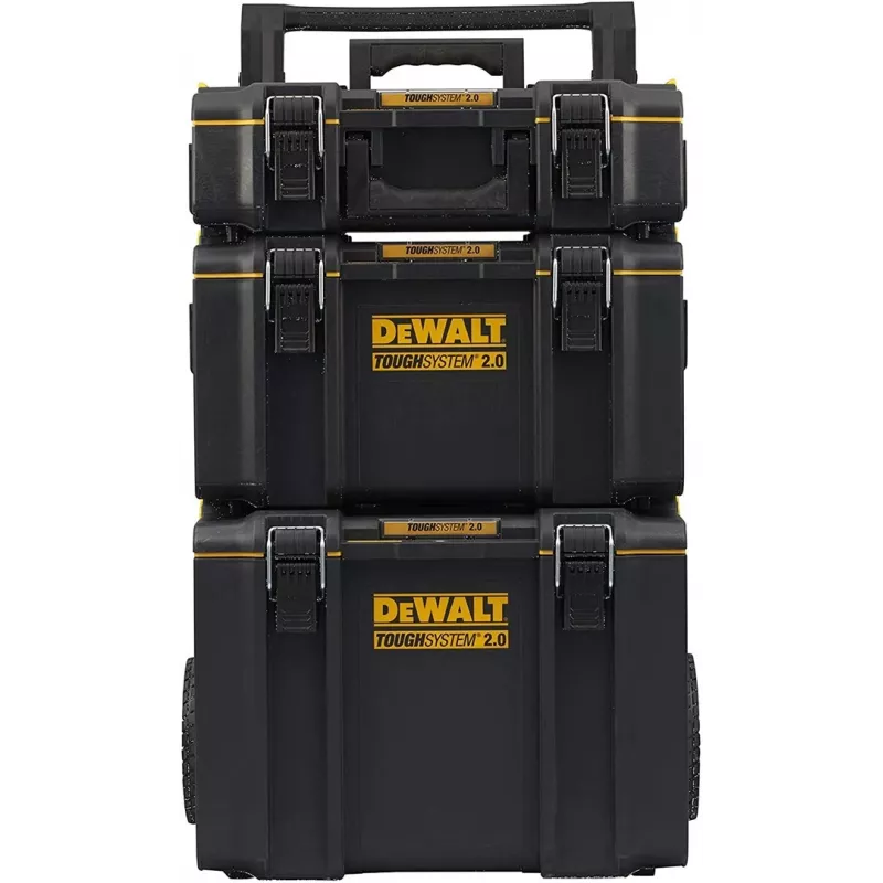 Įrankių dėžė DeWalt DWST83402-1, juoda/geltona, 554×500×1150 mm