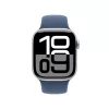 Apple Watch S10 Aliuminio korpusas Cellular 42mm Sidabrinis (Sportinė apyrankė džinsinė) S/M