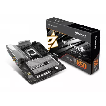 Motininė plokštė Sapphire NITRO+ B850A WIFI 7 AMD B850 Socket AM5 micro ATX, DDR5, 4 DIMM, 256GB, Wi‑Fi 7, 2.5GbE
