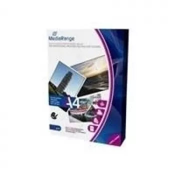 MediaRange - Matt - beschichtet - weiß - A4 (210 x 297 mm) - 120 g/m² - 100 Blatt Fotopapier (MRINK106)