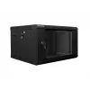 Sieninis stovas LANBERG WF02-6606-10B 6U 600x374.3x600 mm nerūdijantis plienas juodas