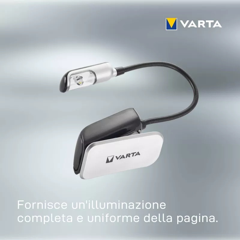Varta 16618 - Segtuvinis žibintuvėlis - Juoda - Sidabrinė - Plastikas - LED - 1 lempa - 9 lm
