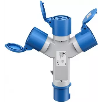 Goobay CEE-Y-Adapter, CEE kištukas į 3x CEE movą (76237)