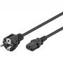 Goobay IEC laidas 5 m juodas Kištukas F tipas IEC C13 H05VV-F3G