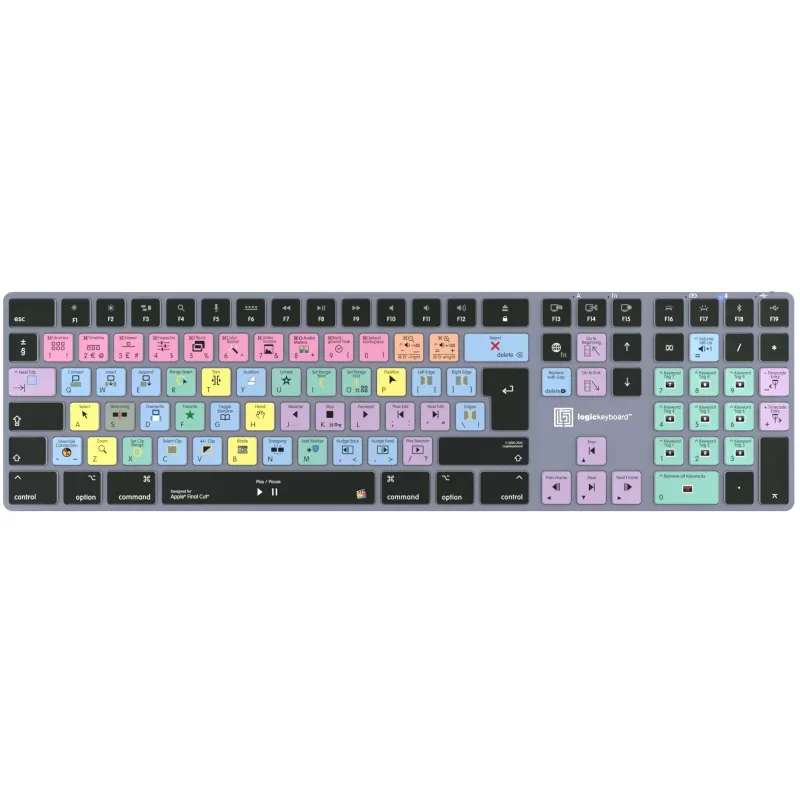 LogicKeyboard Apple Final Cut Pro X Titan UK (Mac) (LKB-FCPX10-TM-UK) klaviatūra